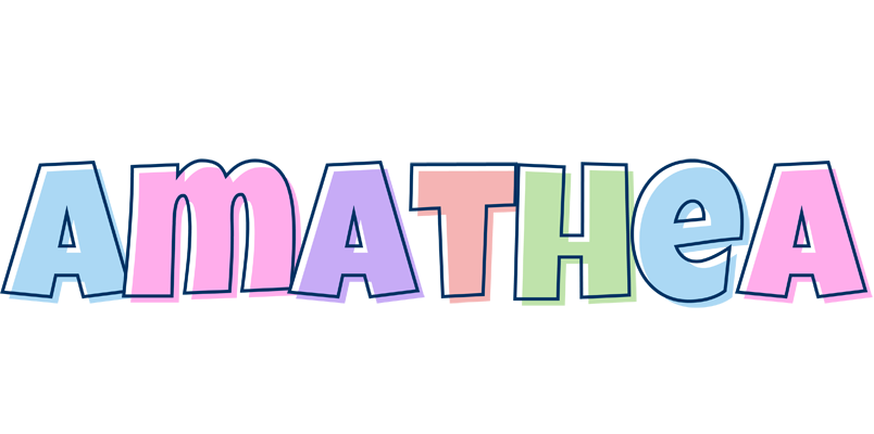 Amathea pastel logo
