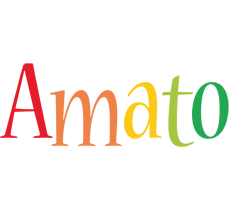 Amato birthday logo