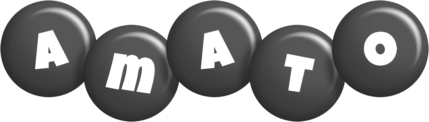 Amato candy-black logo