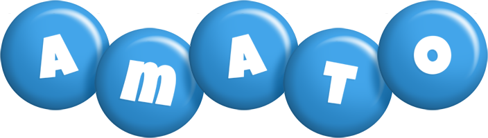 Amato candy-blue logo