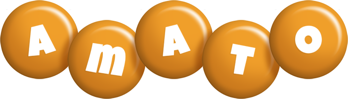 Amato candy-orange logo