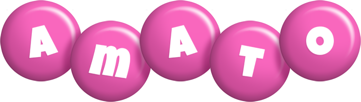 Amato candy-pink logo