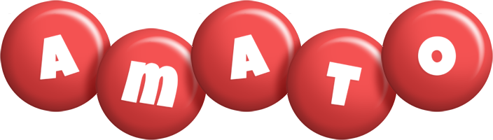 Amato candy-red logo