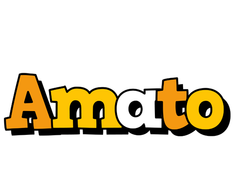 Amato cartoon logo