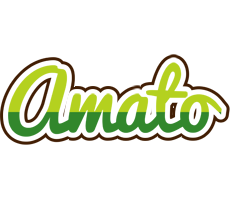 Amato golfing logo