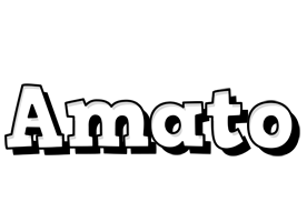 Amato snowing logo