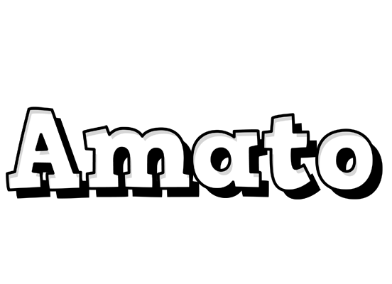 Amato snowing logo