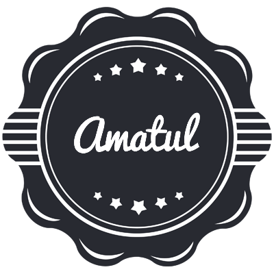 Amatul badge logo