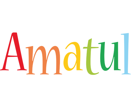 Amatul birthday logo