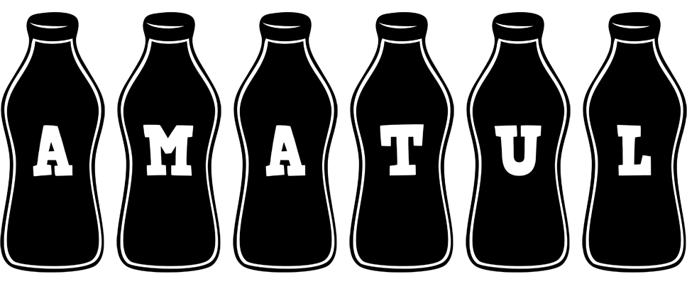 Amatul bottle logo