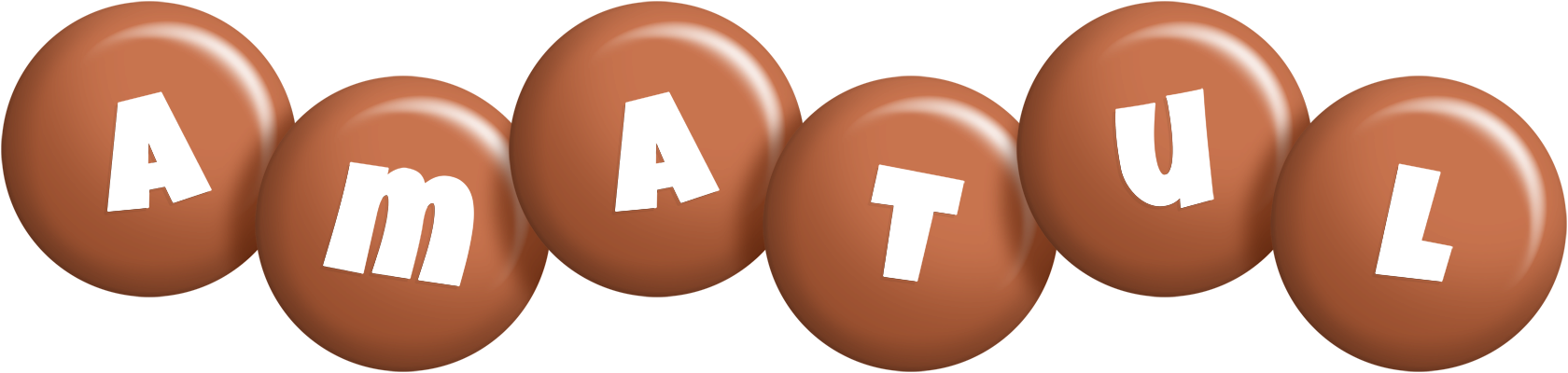 Amatul candy-brown logo