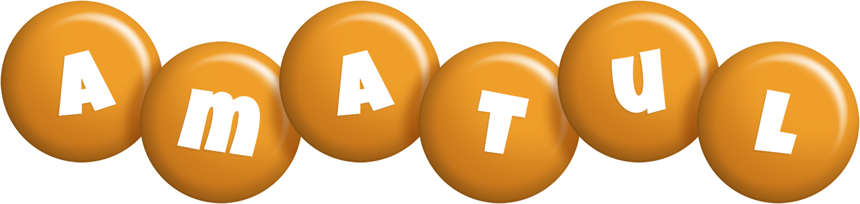 Amatul candy-orange logo