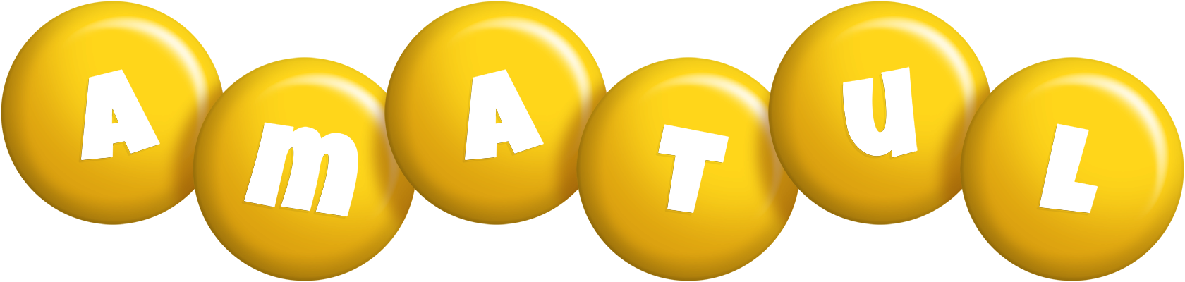 Amatul candy-yellow logo