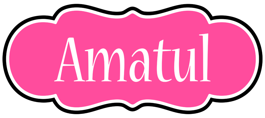 Amatul invitation logo