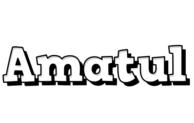 Amatul snowing logo