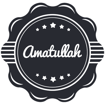 Amatullah badge logo