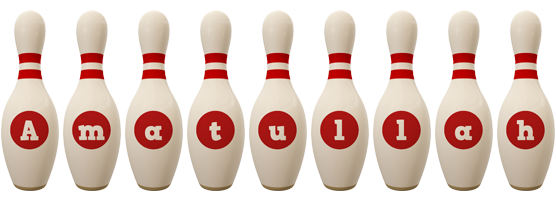 Amatullah bowling-pin logo