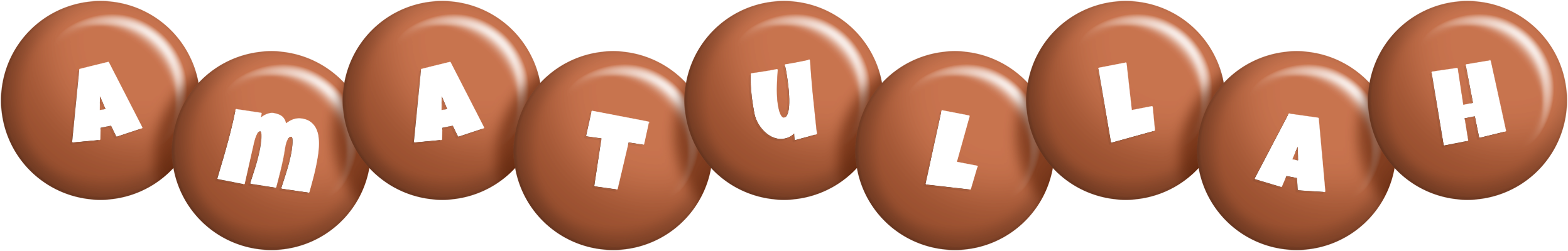 Amatullah candy-brown logo
