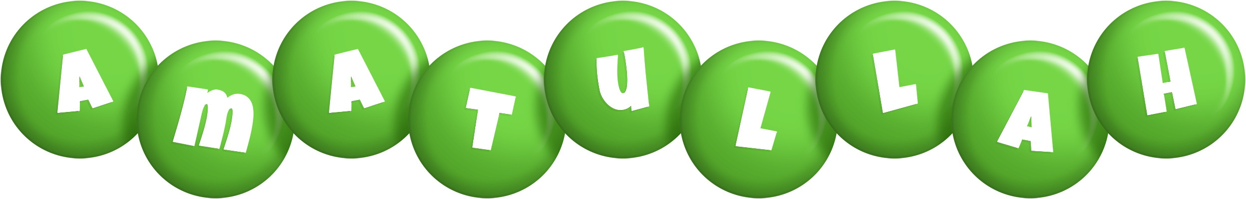 Amatullah candy-green logo