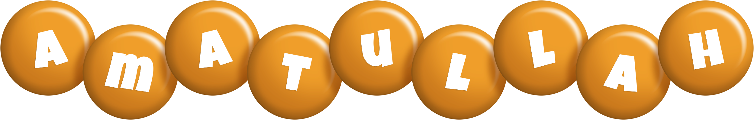 Amatullah candy-orange logo
