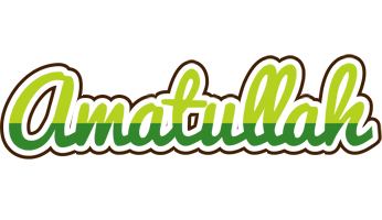 Amatullah golfing logo