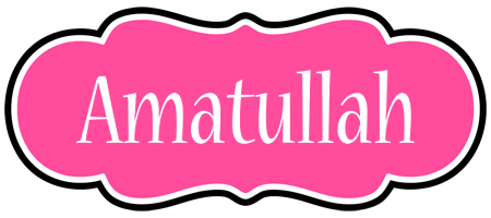 Amatullah invitation logo