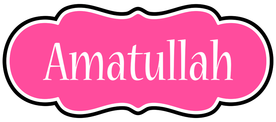 Amatullah invitation logo