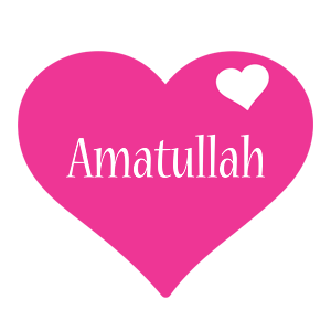 Amatullah love-heart logo