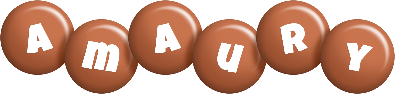 Amaury candy-brown logo