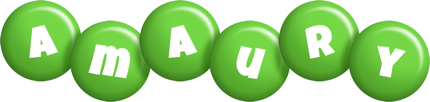 Amaury candy-green logo