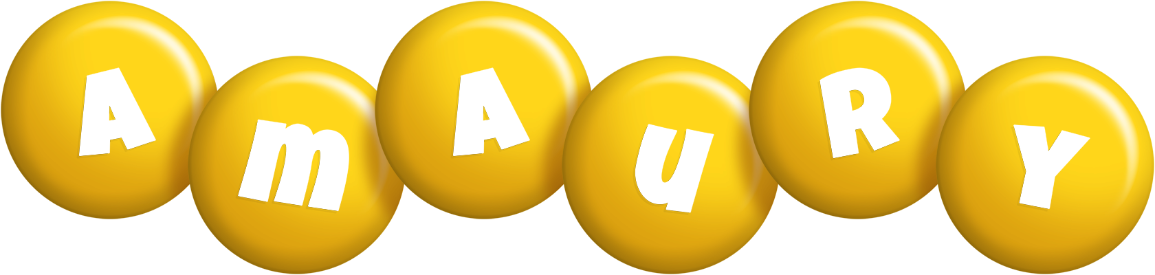 Amaury candy-yellow logo