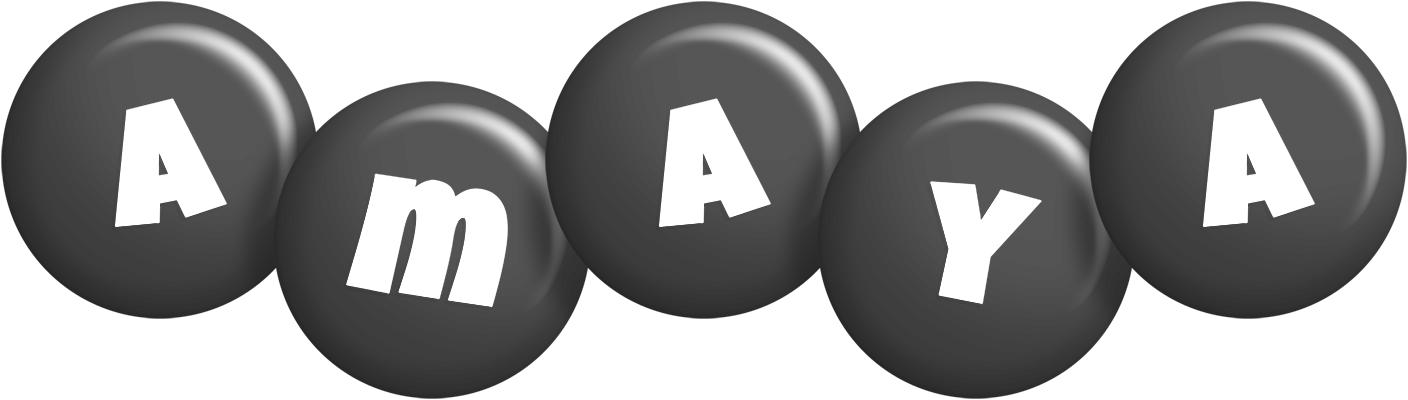 Amaya candy-black logo