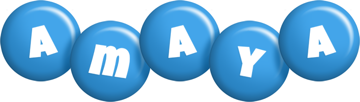 Amaya candy-blue logo