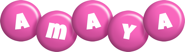 Amaya candy-pink logo