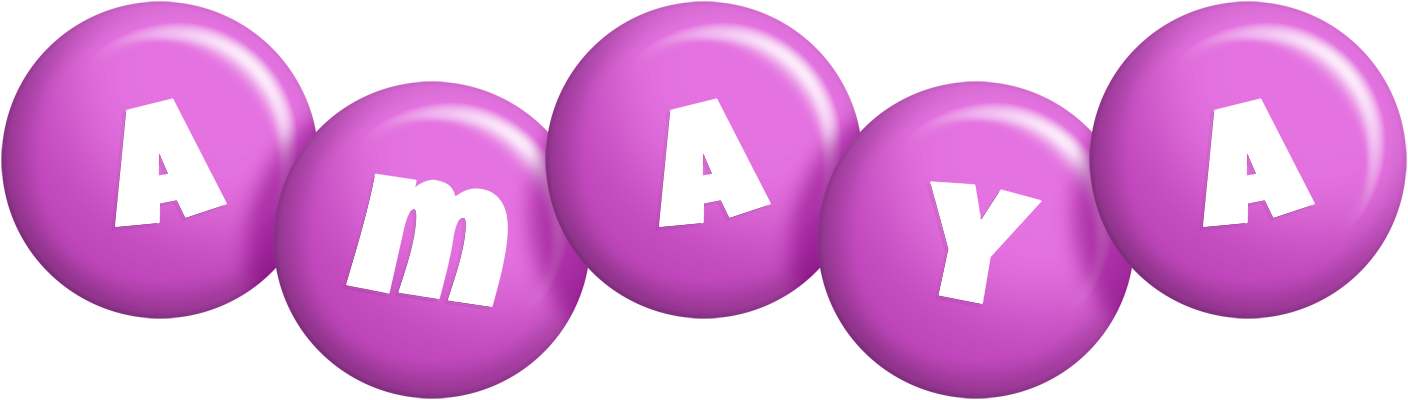 Amaya candy-purple logo