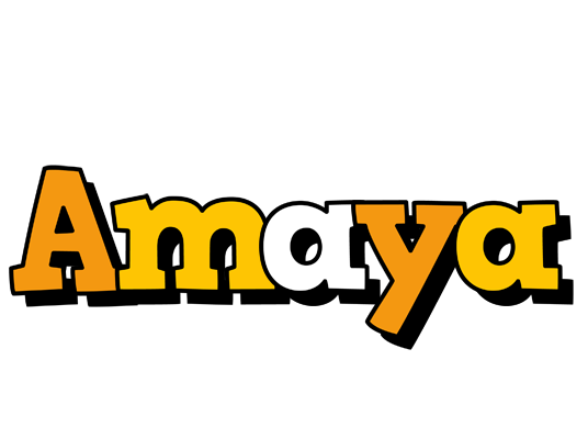 Amaya cartoon logo