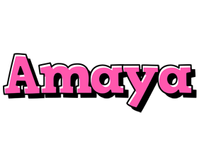 Amaya girlish logo