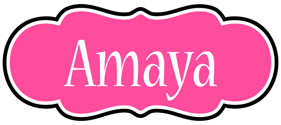 Amaya invitation logo