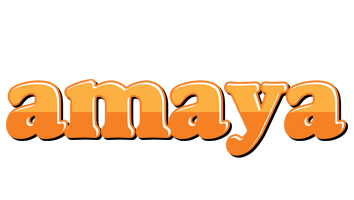 Amaya orange logo