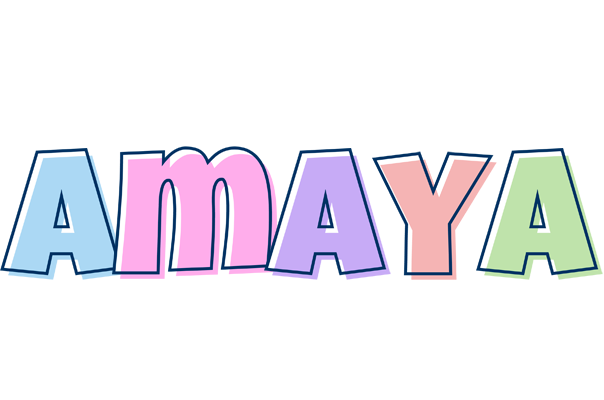 Amaya pastel logo