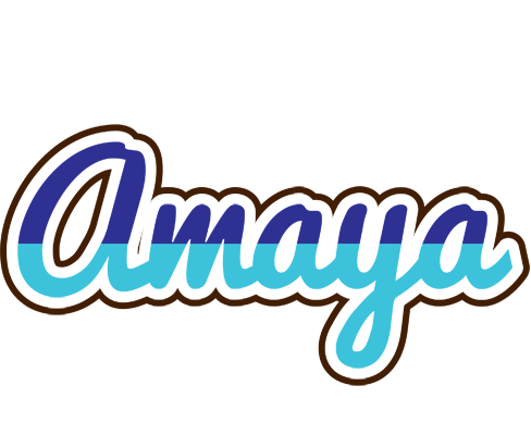 Amaya raining logo