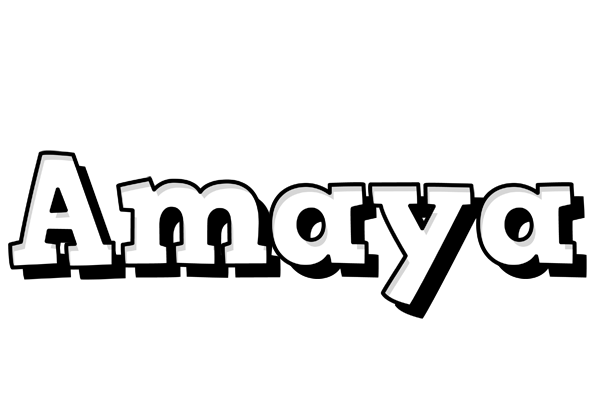 Amaya snowing logo