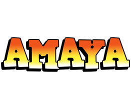 Amaya sunset logo