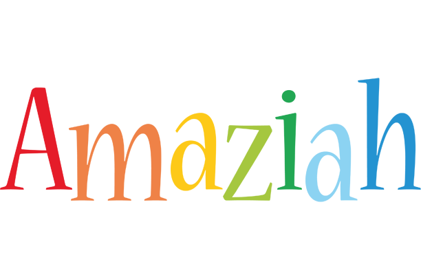 Amaziah birthday logo