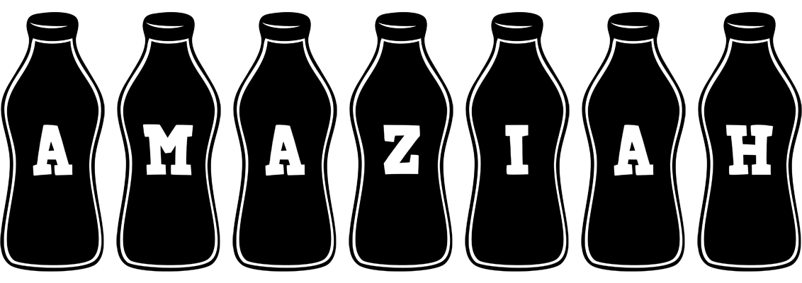 Amaziah bottle logo