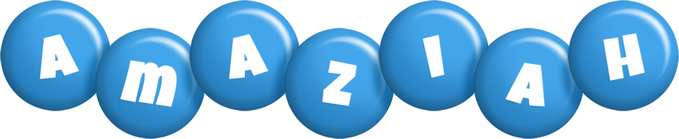 Amaziah candy-blue logo