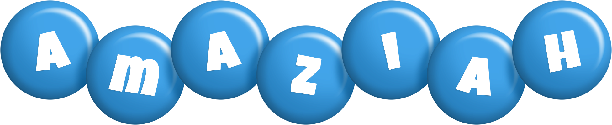 Amaziah candy-blue logo