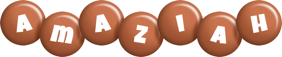 Amaziah candy-brown logo