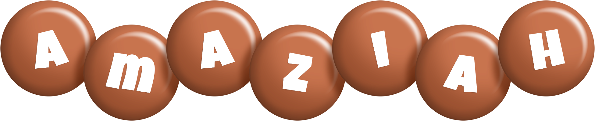 Amaziah candy-brown logo
