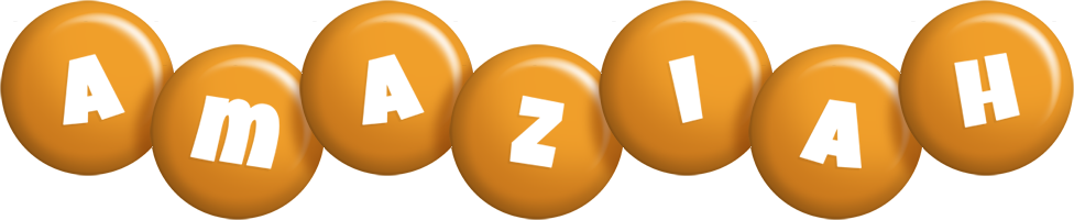 Amaziah candy-orange logo